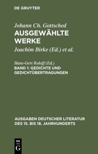 Gedichte Und Gedichtübertragungen