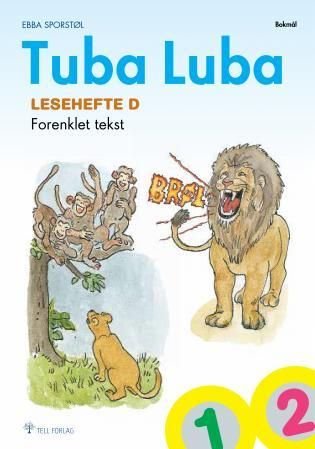 Tuba luba 1-2 - lesehefte D : forenkla tekst