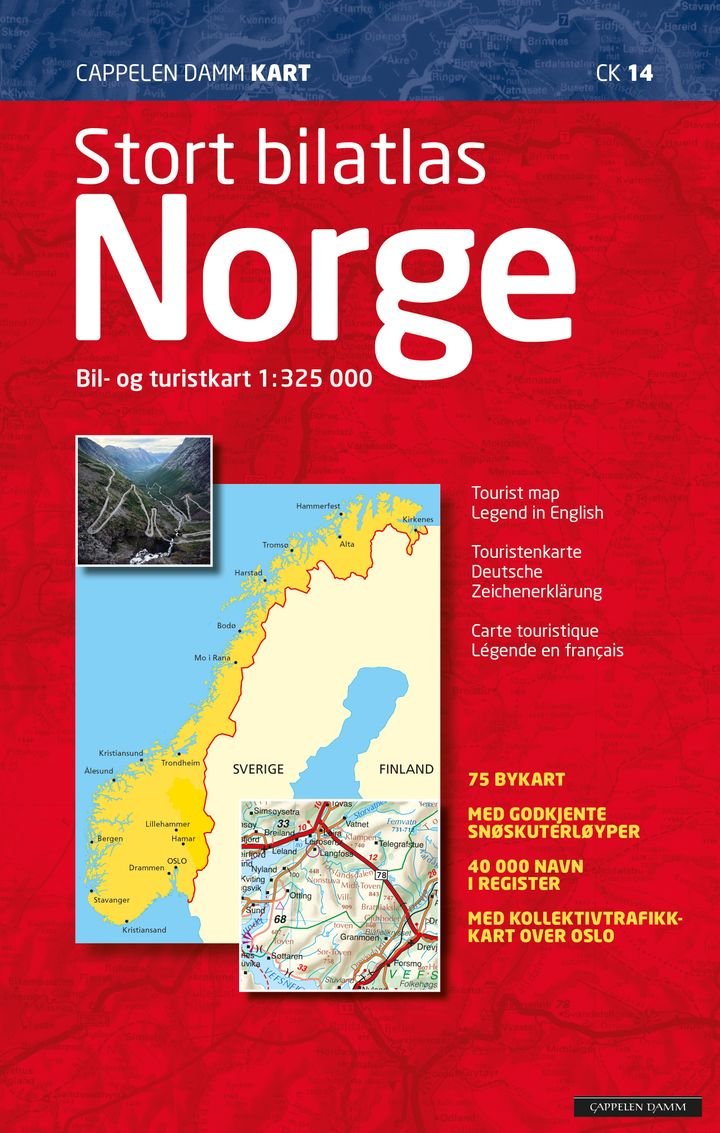 Stort bilatlas Norge
