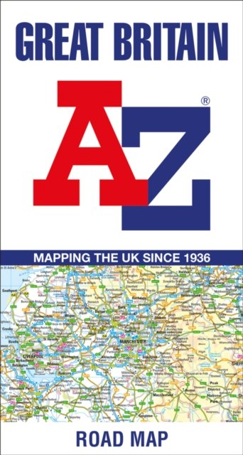 GREAT BRIT A-Z RD MAP MFO