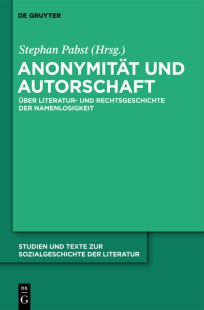 Anonymitat und Autorschaft