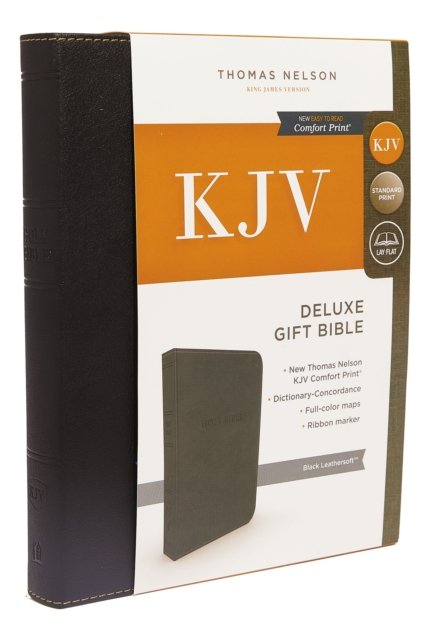 KJV Holy Bible: Deluxe Gift, Black Leathersoft, Red Letter, Comfort Print: King James Version