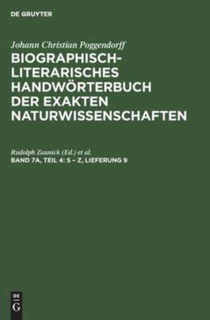 S - Z, Lieferung 9