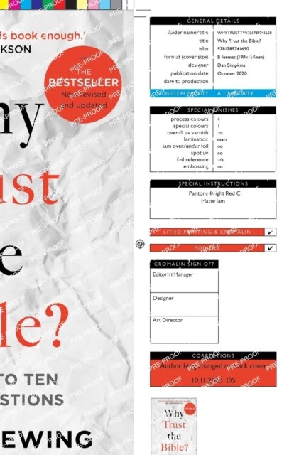 Why Trust the Bible? (Revised and updated)