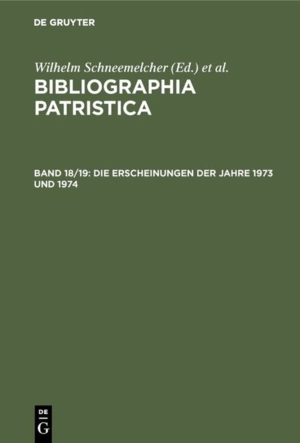 Die Erscheinungen Der Jahre 1973 Und 1974