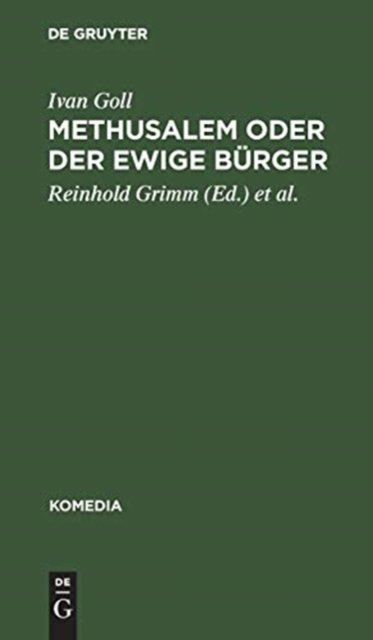 Methusalem Oder Der Ewige Bürger