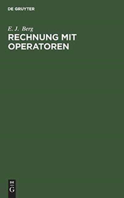 Rechnung Mit Operatoren