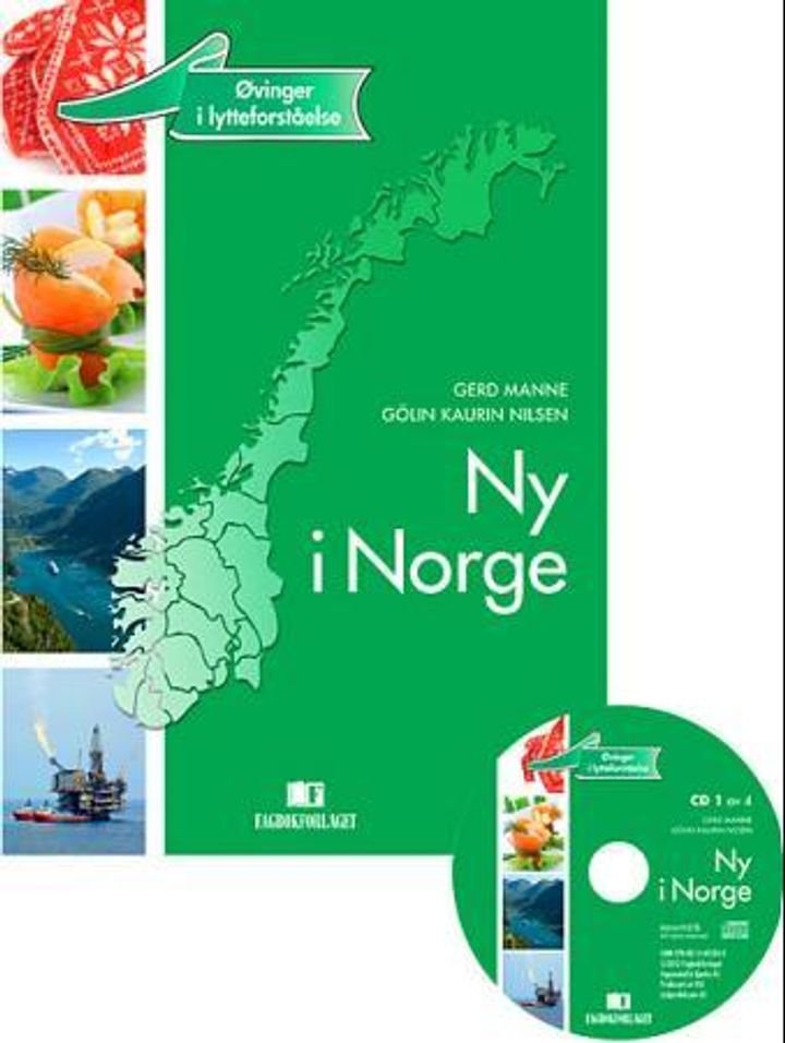Ny i Norge - øvinger i lytteforståelse : dekker nivå A1 og nivå A2 i "Læreplan i norsk og samfunnskunnskap" fra 2012