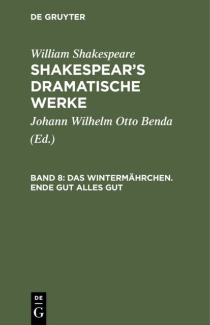 Das Wintermahrchen. Ende Gut Alles Gut
