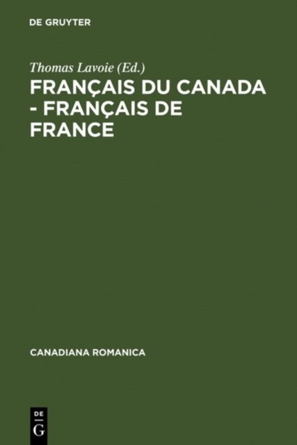 Français Du Canada - Français De France