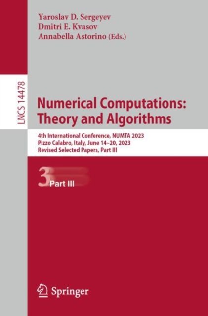 Numerical Computations - Theory and Algorithms