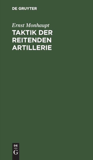 Taktik Der Reitenden Artillerie