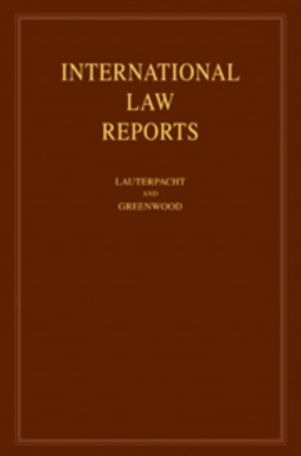 International Law Reports: Volume 137