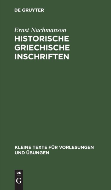 Historische Griechische Inschriften