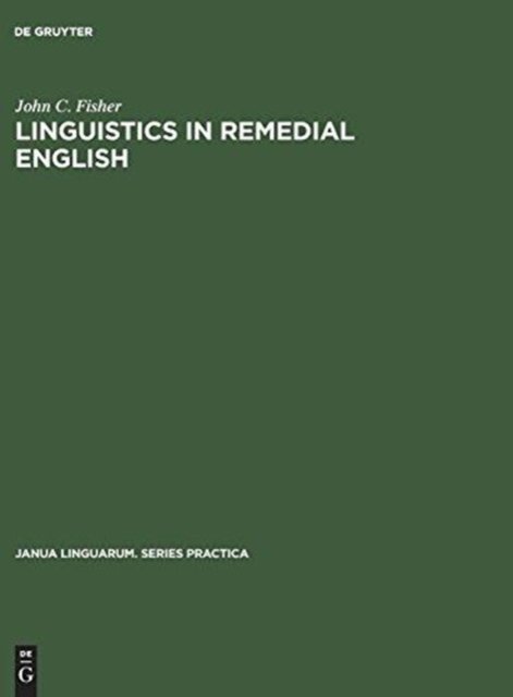 Linguistics in Remedial English