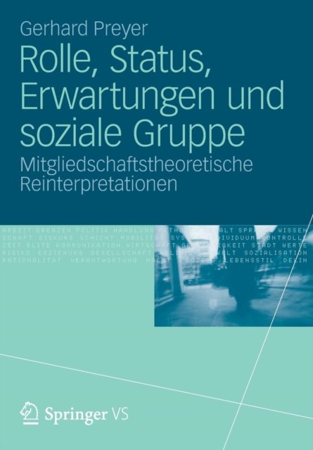 Rolle, Status, Erwartungen und soziale Gruppe