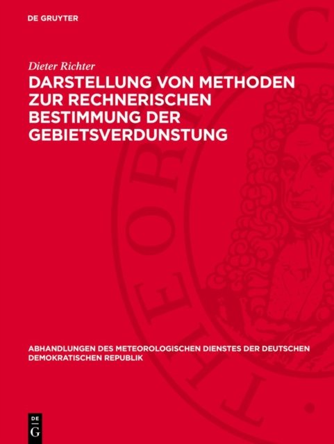 Darstellung Von Methoden Zur Rechnerischen Bestimmung Der Gebietsverdunstung