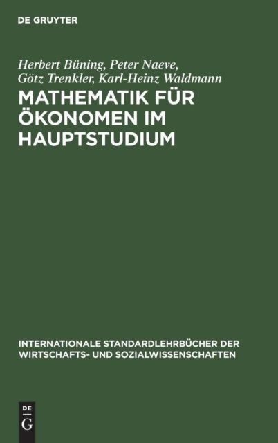 Mathematik für Ökonomen im Hauptstudium