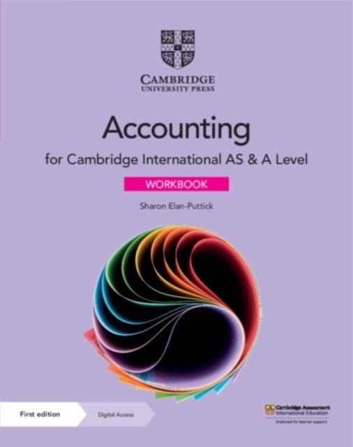 Cambridge International As & a Level Accounting + Digital Access 2 Years