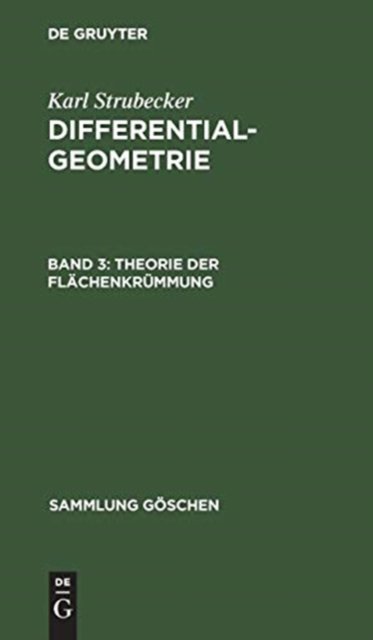 Theorie Der Flachenkrummung