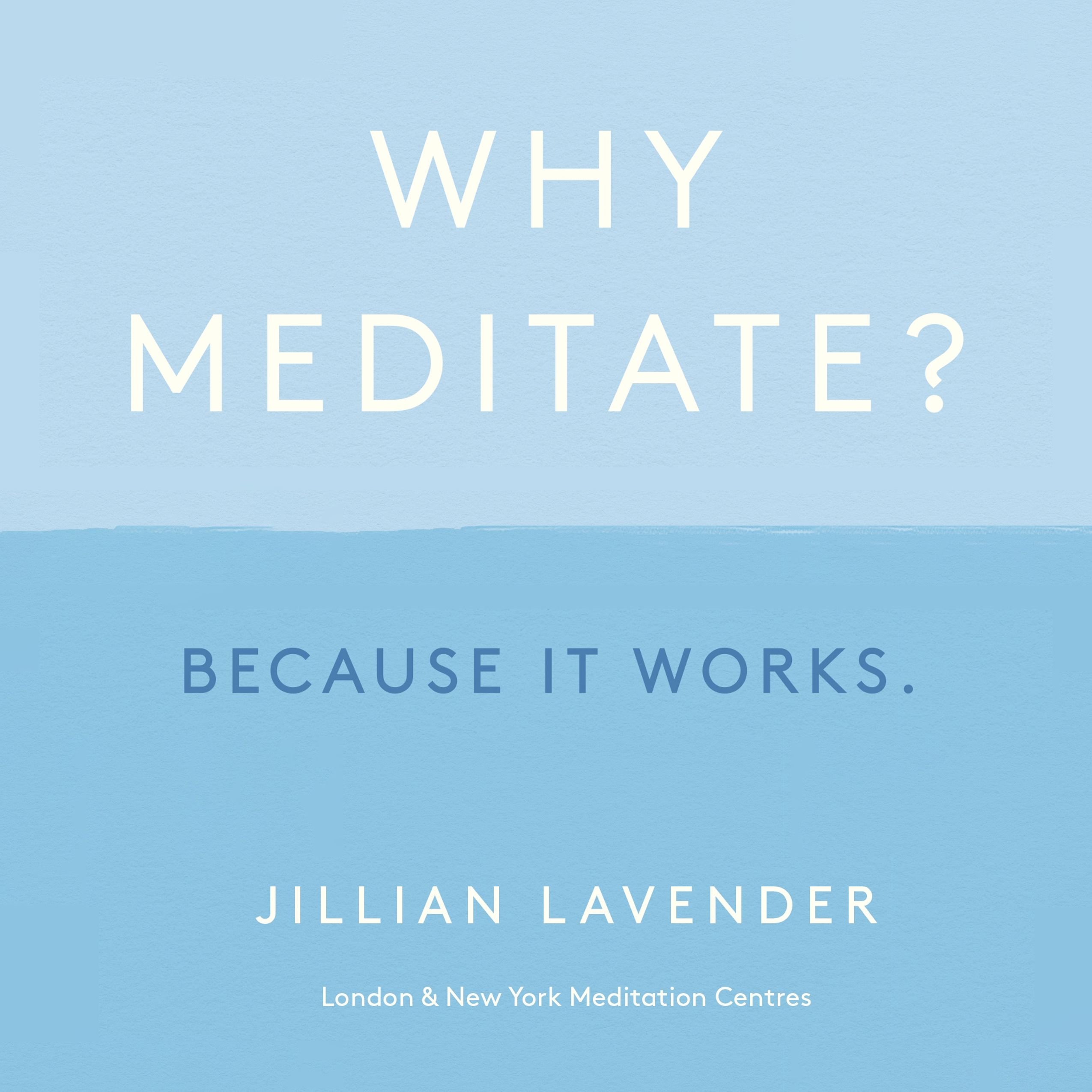Why Meditate? Because it Works