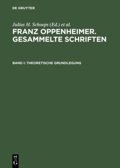 Gesammelte Schriften Schriften Zur Demokratie Und Sozialen Marktwirtschaft V 1