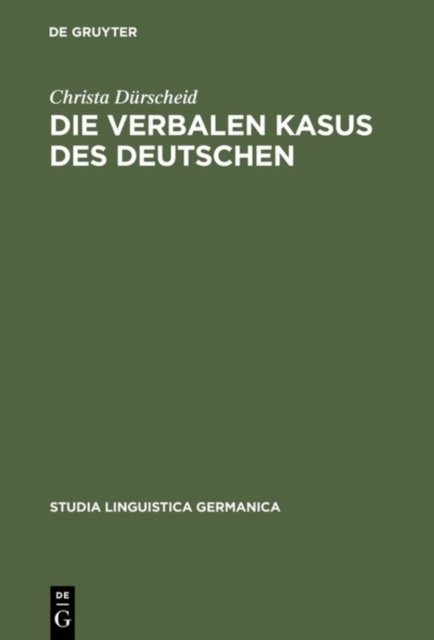 Die Verbalen Kasus Des Deutschen