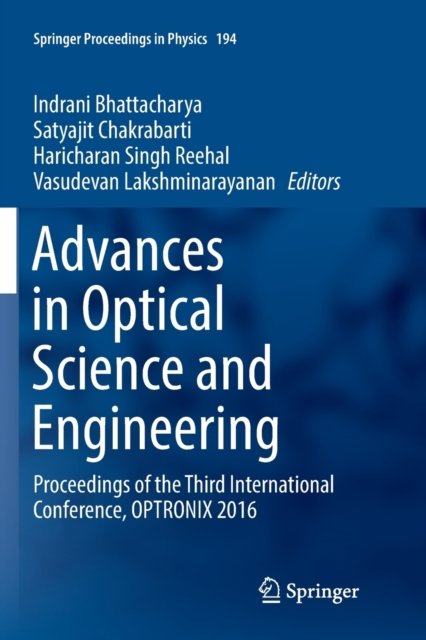 Advances in Optical Science and Engineering
