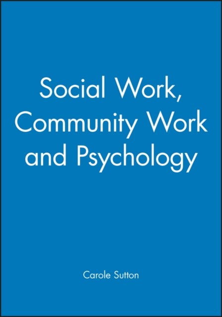 Social Work, Community Work