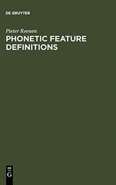 Phonetic Feature Definitions