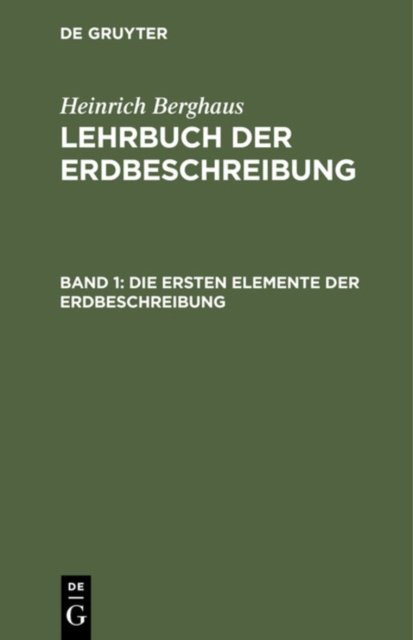 ersten Elemente der Erdbeschreibung