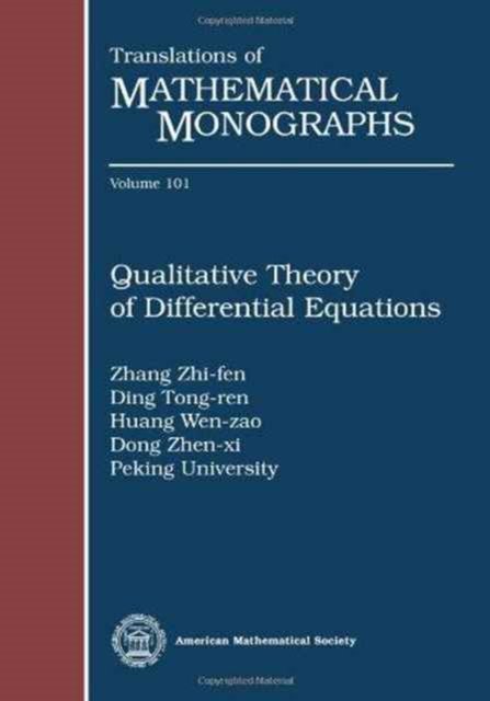 Qualitative Theory of Differential Equations