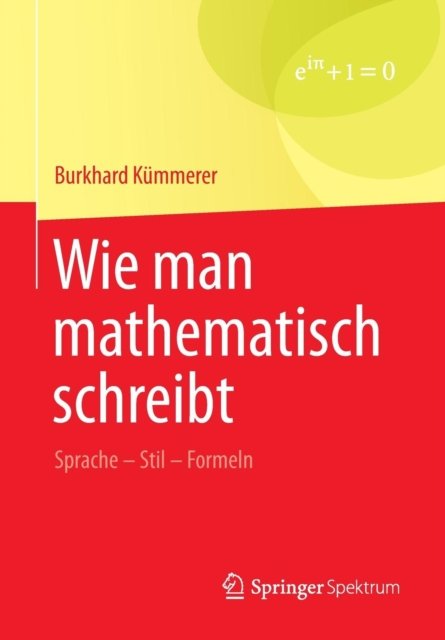 Wie man mathematisch schreibt