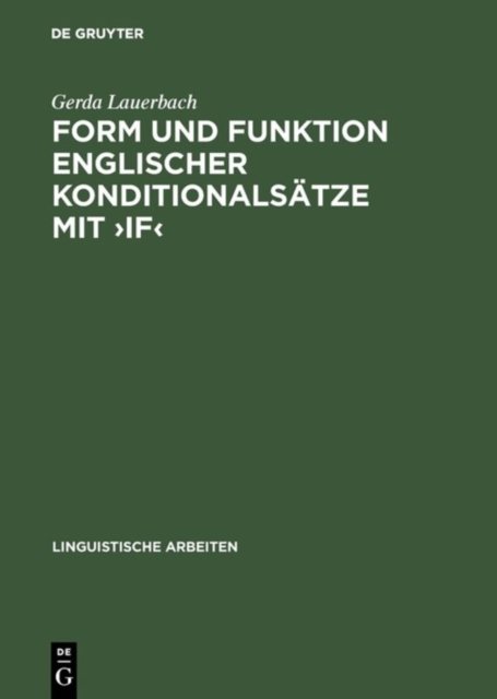 Form Und Funktion Englischer Konditionalsatze Mit >If