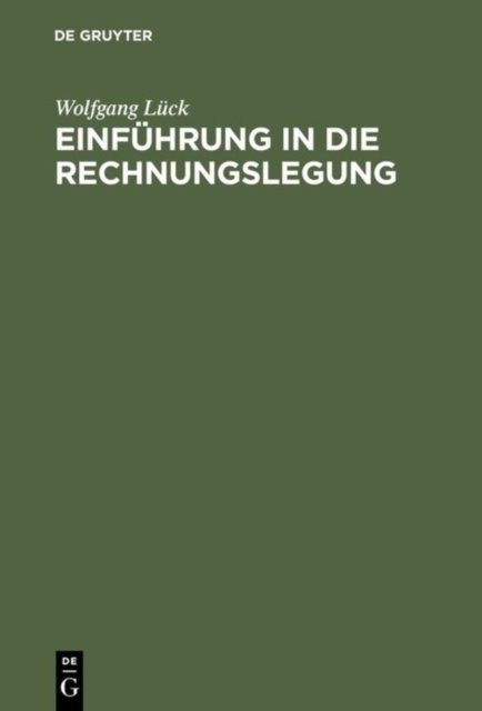 Einfuhrung in die Rechnungslegung