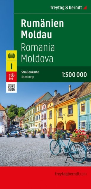 Romania - Moldova, Road Map 1:500.000
