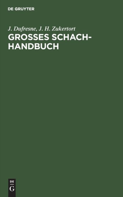 Grosses Schach-Handbuch