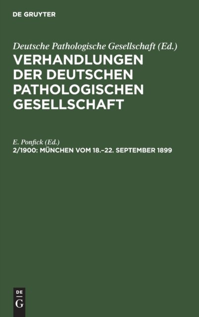Munchen Vom 18.-22. September 1899