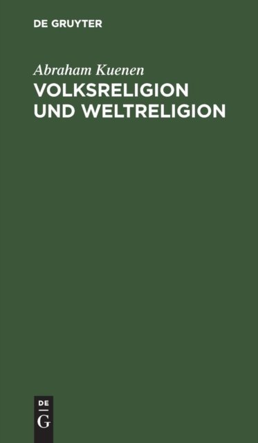 Volksreligion Und Weltreligion