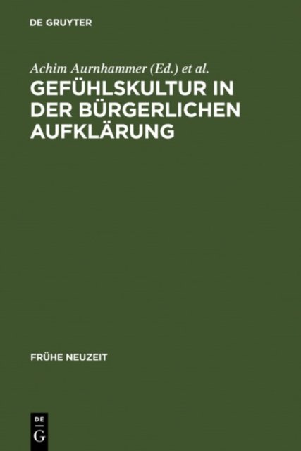 Gefuhlskultur in der burgerlichen Aufklarung