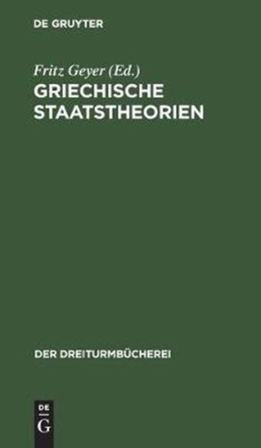 Griechische Staatstheorien