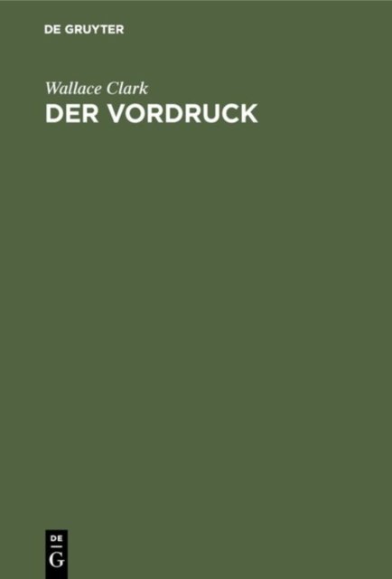 Vordruck