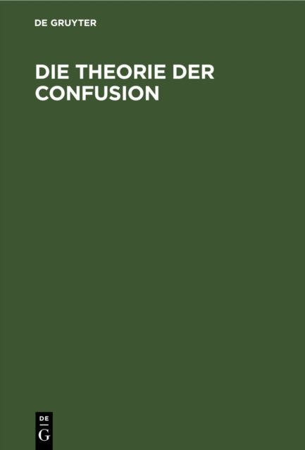 Theorie der Confusion