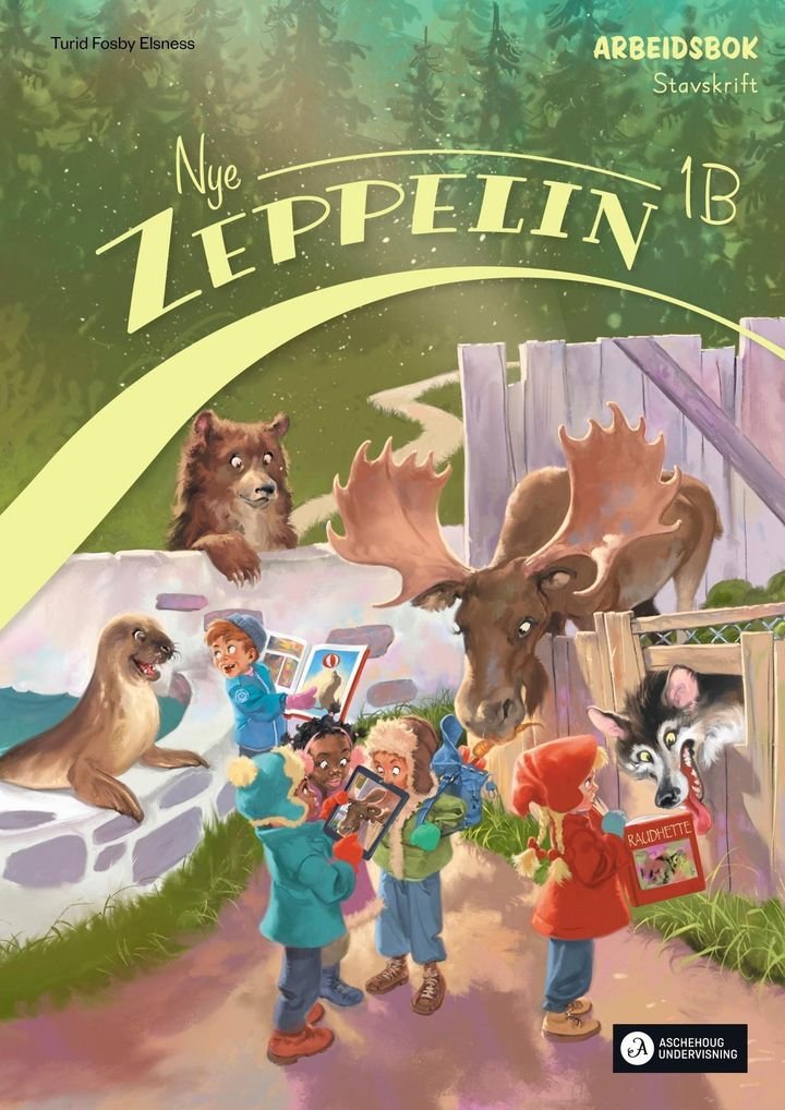 Nye Zeppelin 1B - Arbeidsbok : stavskrift : norsk for barnetrinnet