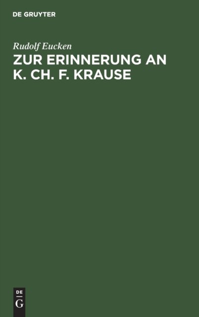 Zur Erinnerung an K. Ch. F. Krause