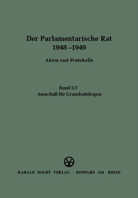 Ausschuß Fur Grundsatzfragen