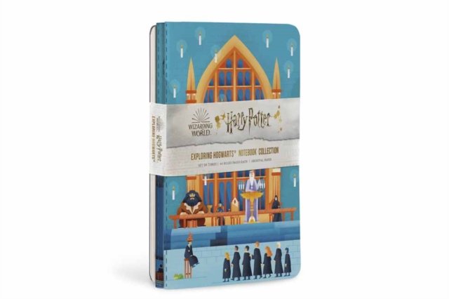 Harry Potter: Exploring Hogwarts Sewn Notebook Collection (Set of 3)