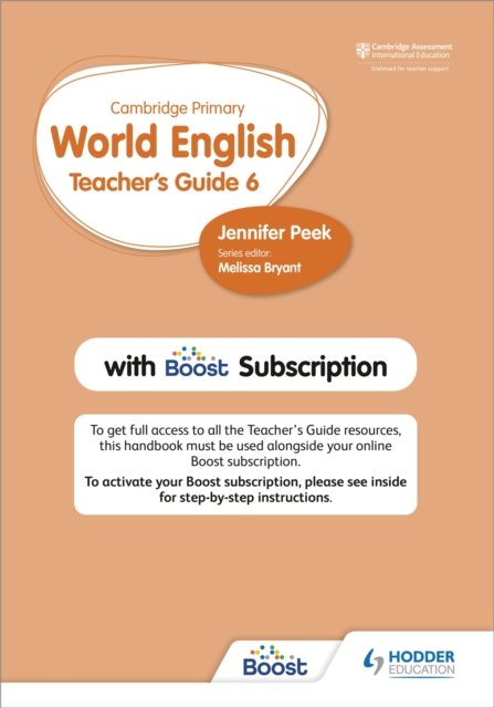 Cambridge Primary World English Teacher''s Guide Stage 6 with Boost Subscription
