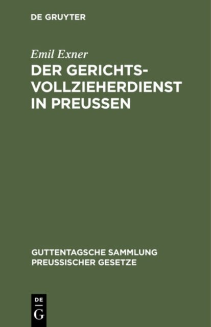 Gerichtsvollzieherdienst in Preußen