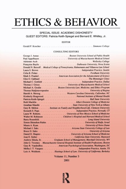 Academic Dishonesty